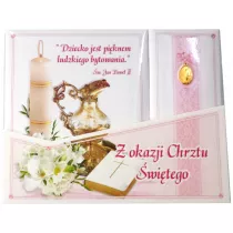 Karta Pami�tka Chrztu �w. Ksi��eczka 15,0 x 18,5 cm