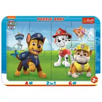 Puzzle Ramkowe Baby Wesoy Psi Patrol Trefl