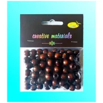 Galeria Hobby Koraliki drewniane ciemny br�z 10mm