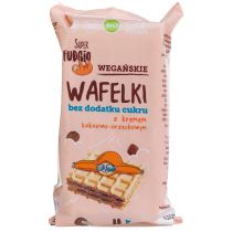 Super Fudgio Wafelki z kremem kakaowo-orzechowym bez dodatku cukru 120 g Bio