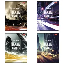 St. Majewski Zeszyt ok�adka laminowana A5 Urban Jungle linia 60 kartek