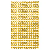 Dalprint Krysztaki samoprzylepne yellow 6 mm 260 szt.