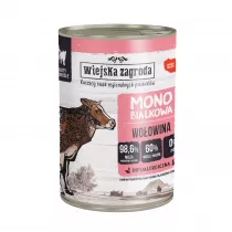Wiejska Zagroda Mokra karma dla kota monoproteinowa z woowin 400 g