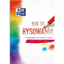 Oxford Blok rysunkowy A4 120 g 20 kartek 20 szt.