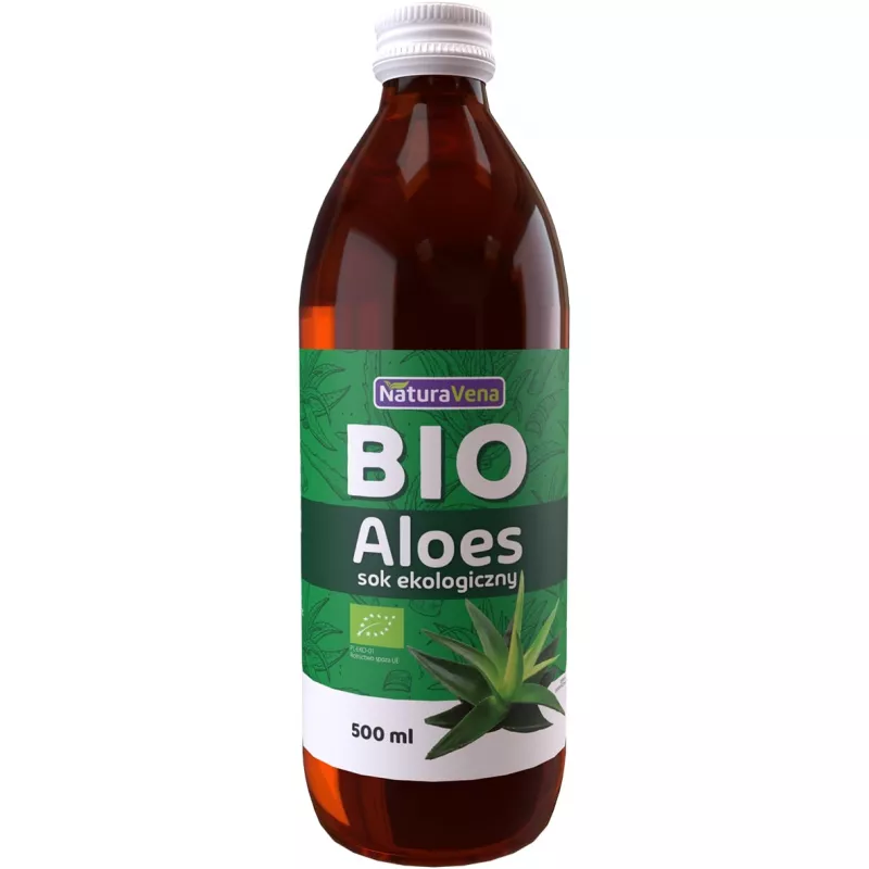 NaturaVena Sok z aloesu 500 ml Bio - sklep Bee.pl