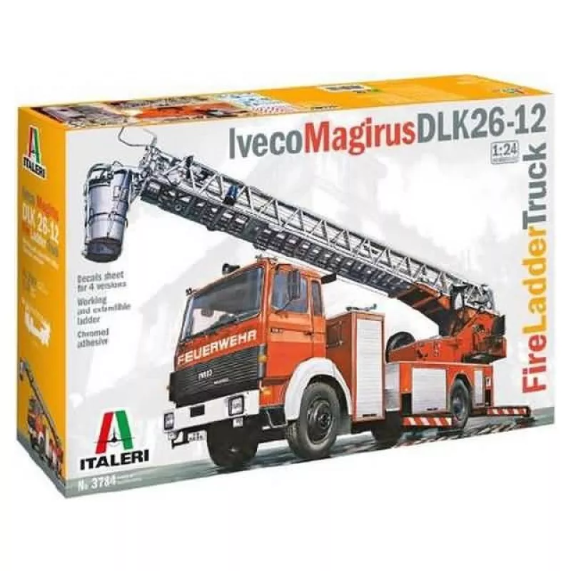 Iveco-Magirus DLK 23-12 Fire Ladder Italeri - sklep Bee.pl