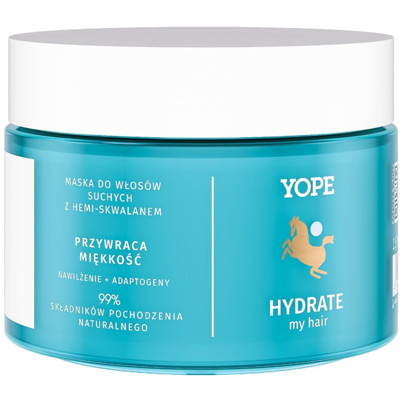 Yope Hydrate My Hair maska do włosów suchych z hemi-skwalanem 250 ml