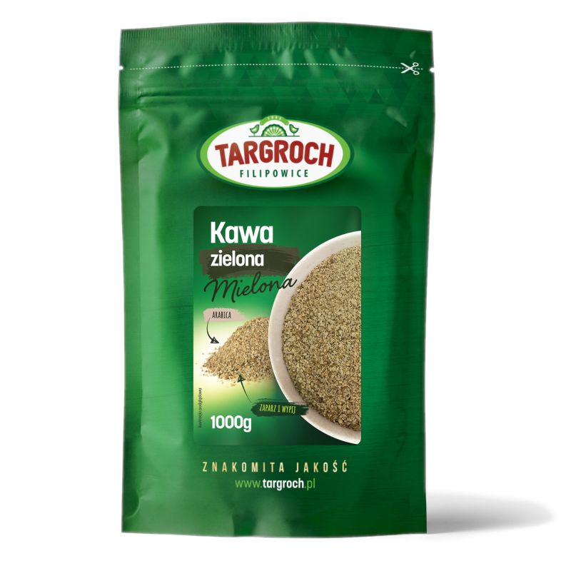 Targroch Kawa zielona mielona Arabica 1 kg