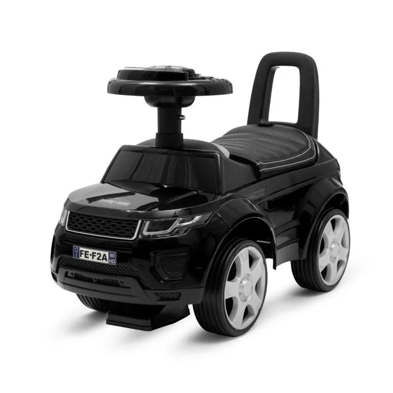 Jeździk SUV ekoskóra Prime czarny Baby Mix - sklep Bee.pl