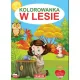 Kolorowanka. W lesie
